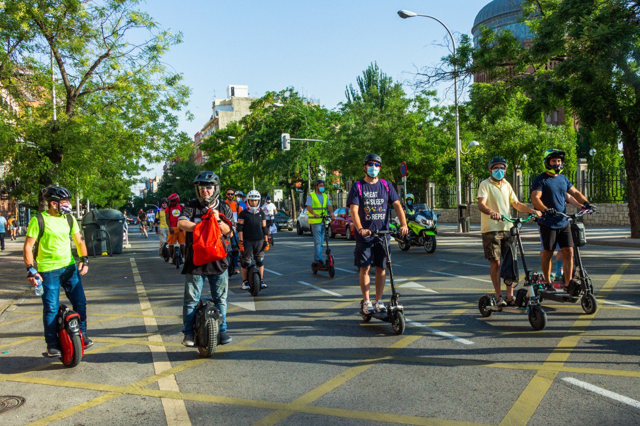 Monociclos eléctricos en ruta